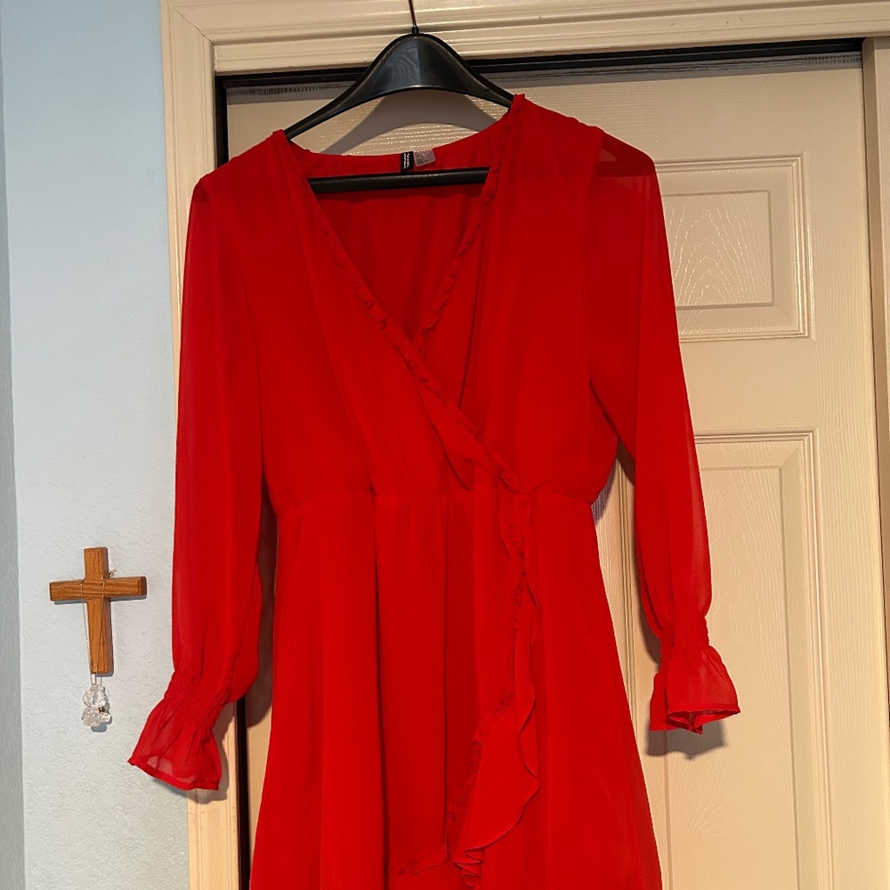 Red dress